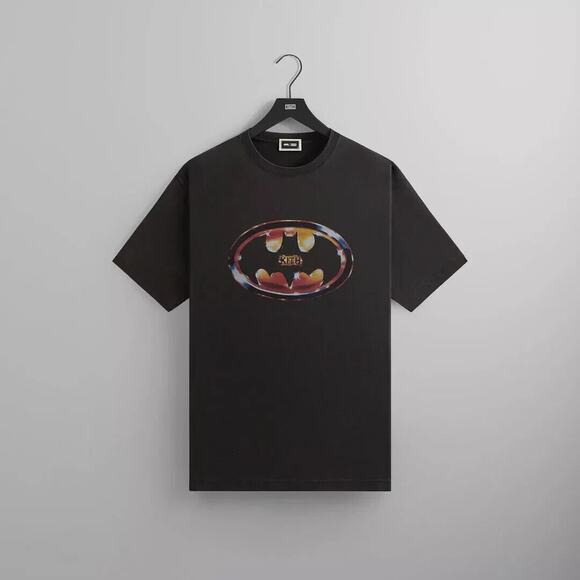 Batman x Kith Logo Vintage Tee Black Size L